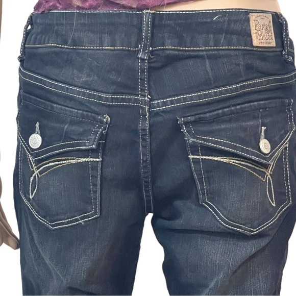 PARIS Blues Black Wash Straight Leg Jeans. Y2K - Picture 8 of 12